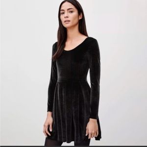 Talula suede long sleeve dress
